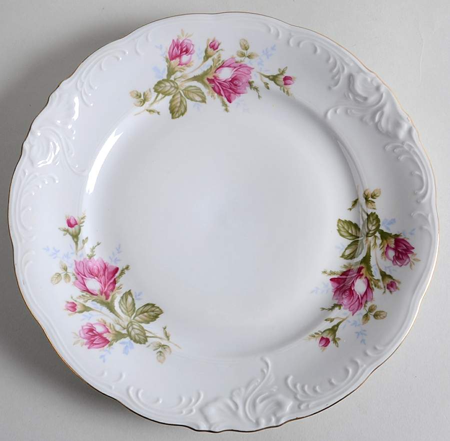 Moss Rose Dinner Plate by Walbrzych-1