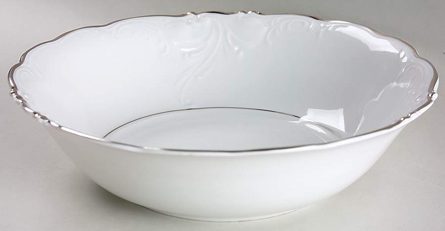 Platina 9" Round Vegetable Bowl by Walbrzych-1