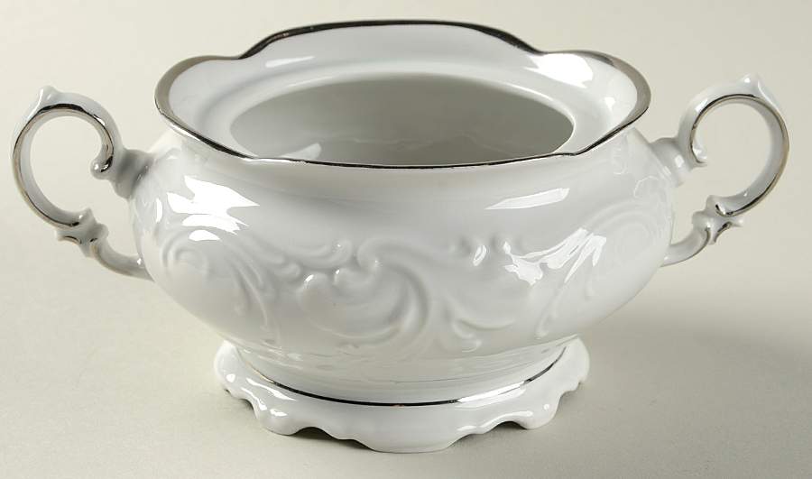 Platina Sugar Bowl No Lid by Walbrzych-1