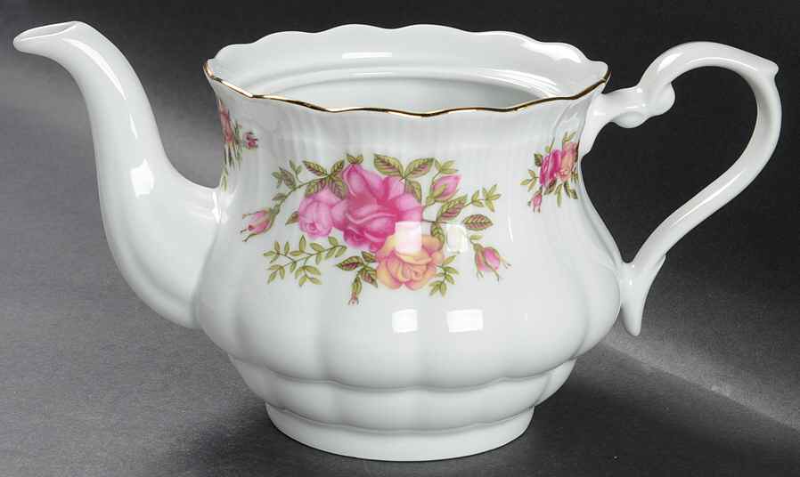 Rose Garden Teapot No Lid by Walbrzych-1