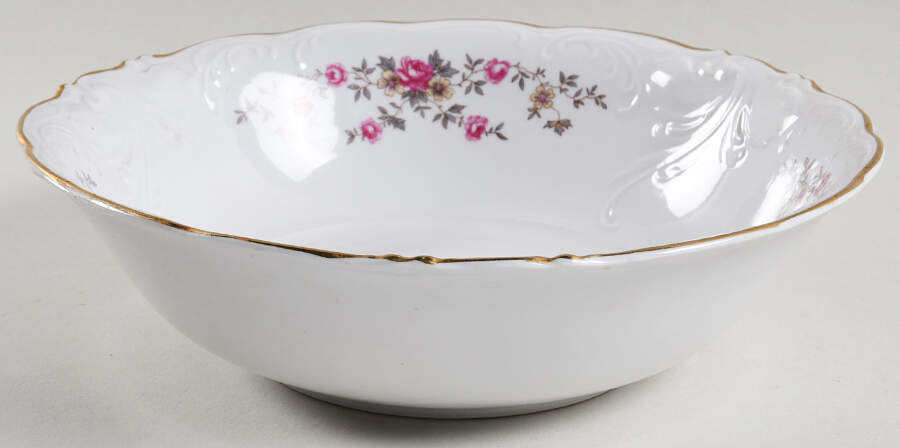 Rosebud 9" Round Vegetable Bowl by Walbrzych-1