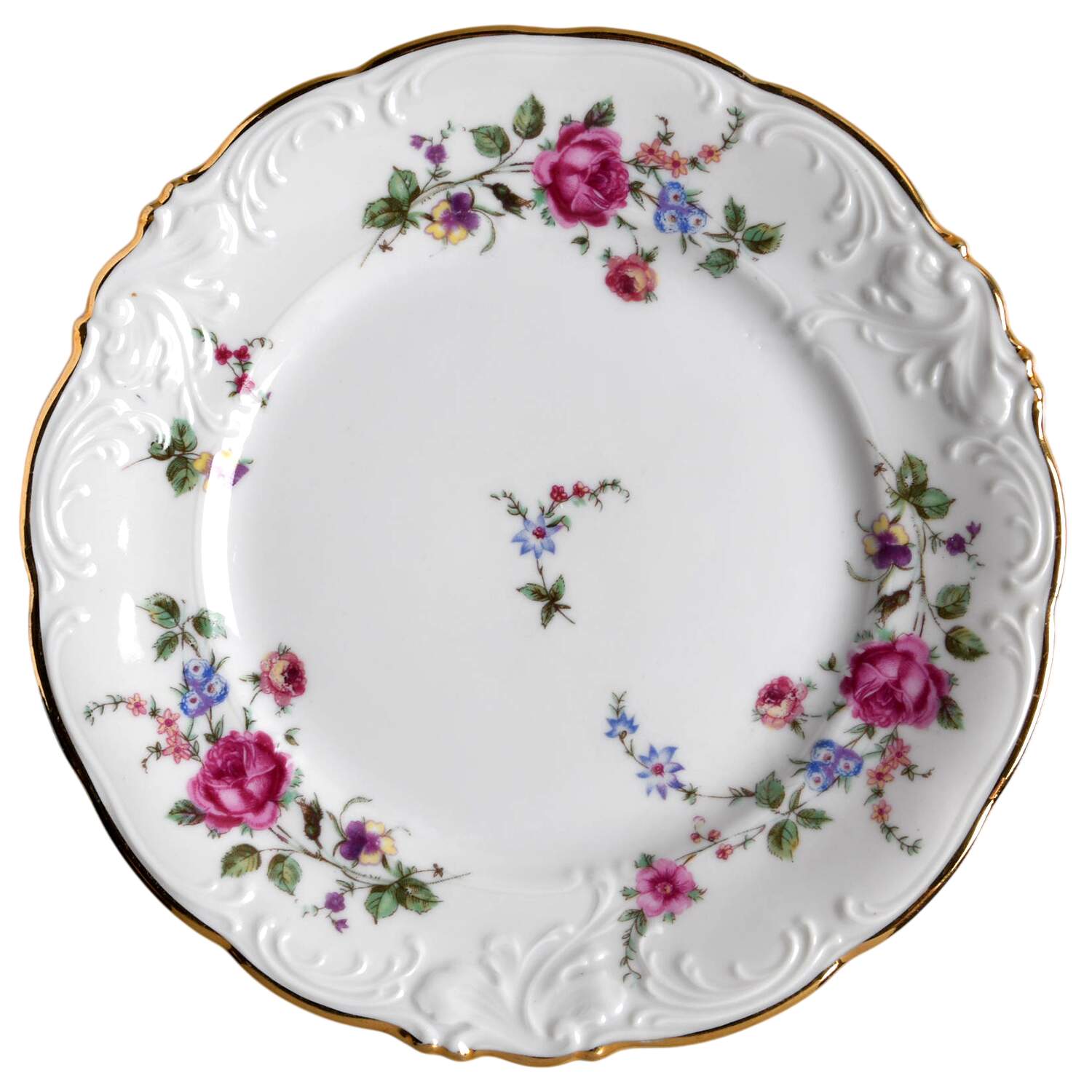 Sheraton Rose Salad Plate by Walbrzych-1