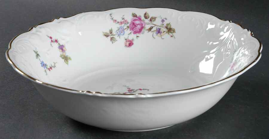 Sheraton Rose 9" Round Vegetable Bowl by Walbrzych-1