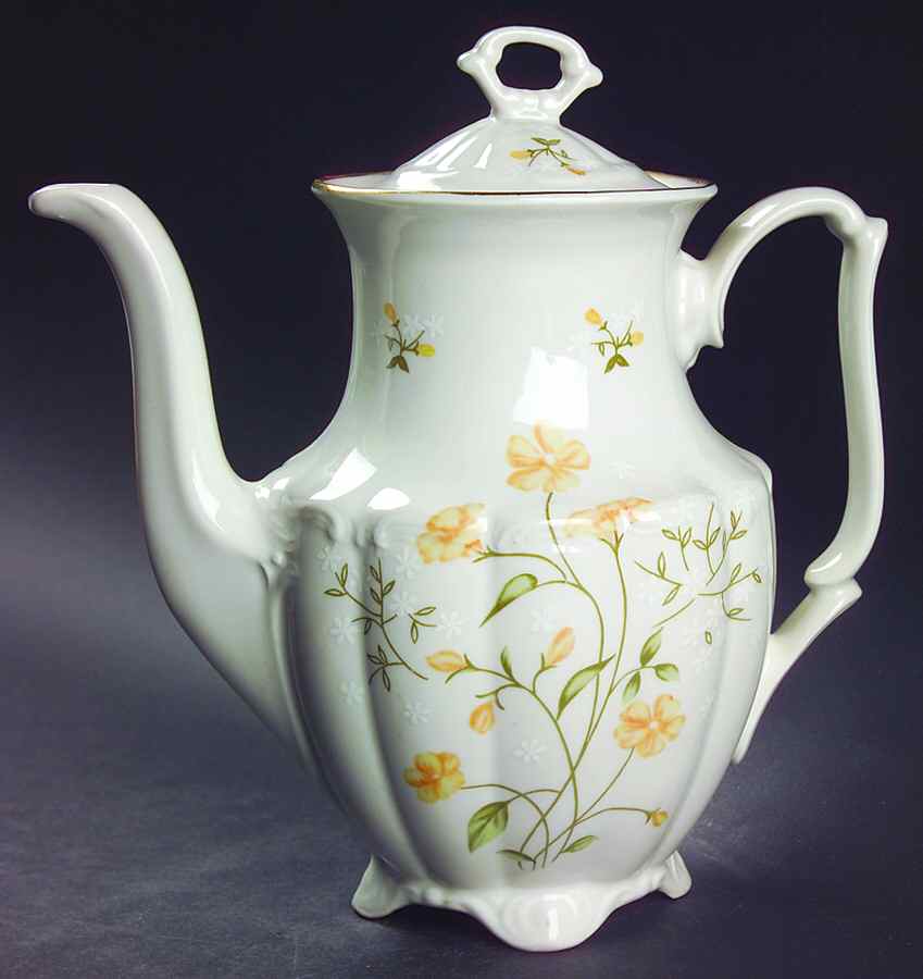 Spring Time Coffee Pot & Lid by Walbrzych-1