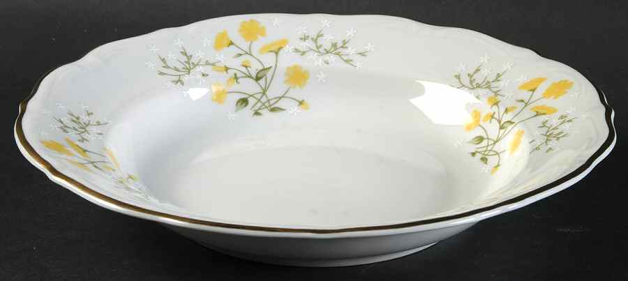 Spring Time Rim Soup Bowl by Walbrzych-1