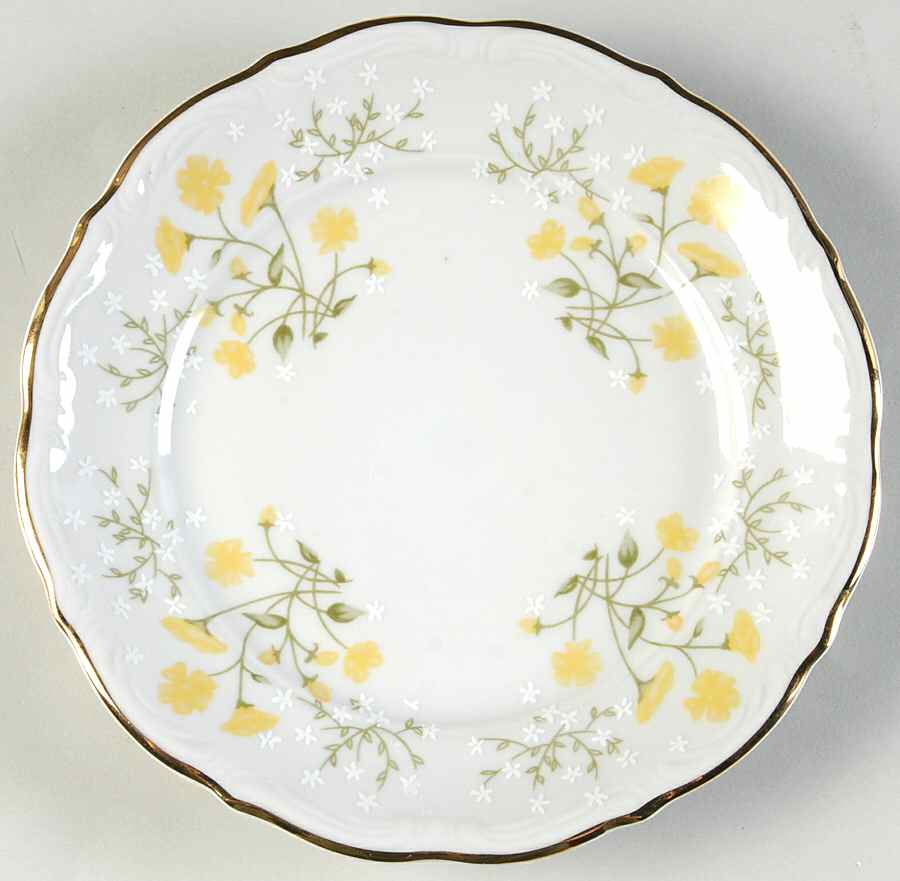 Spring Time Bread & Butter Plate by Walbrzych-1