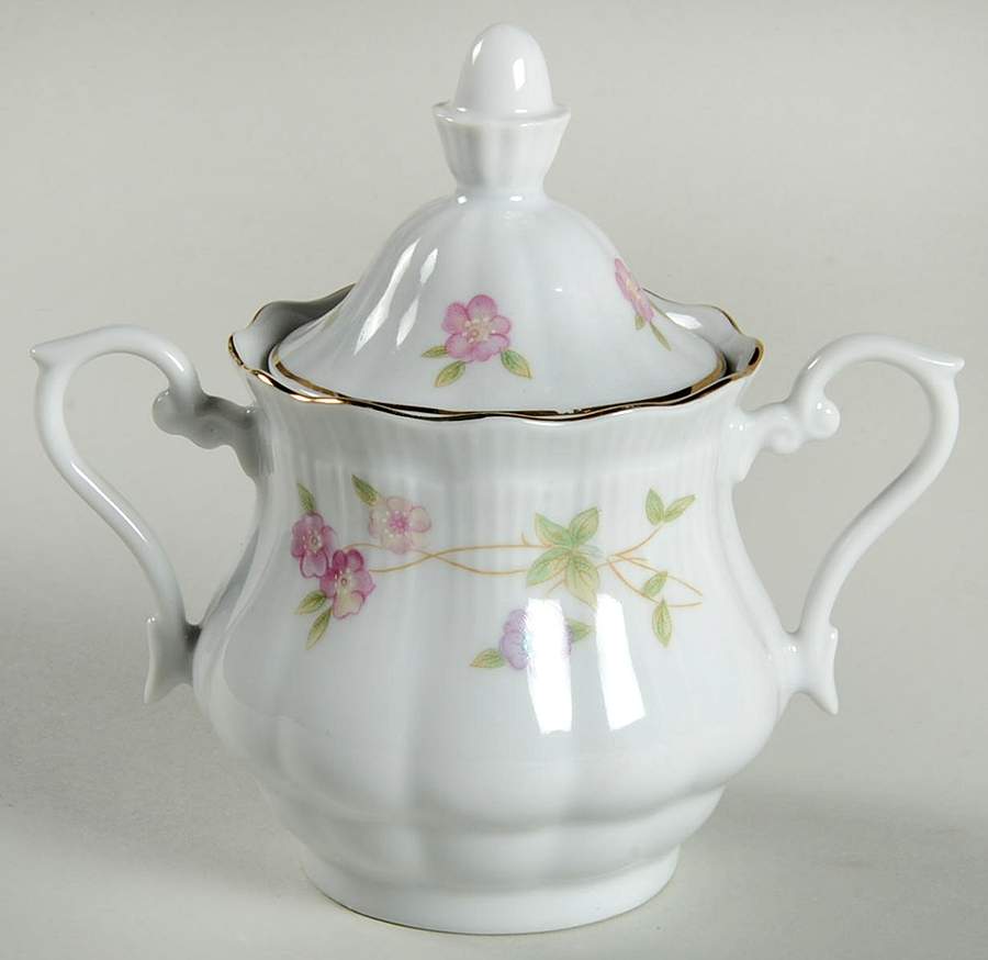 Windsor (Ribbed) Sugar Bowl & Lid by Walbrzych-1