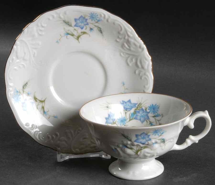 WLB1 Footed Cup & Saucer Set by Walbrzych-1