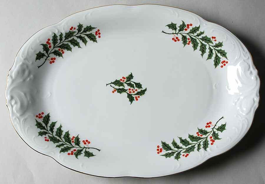 WLB16 13" Oval Serving Platter by Walbrzych-1