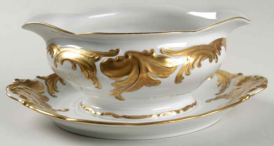 WLB3 Gravy Boat with Attached Underplate by Walbrzych-1