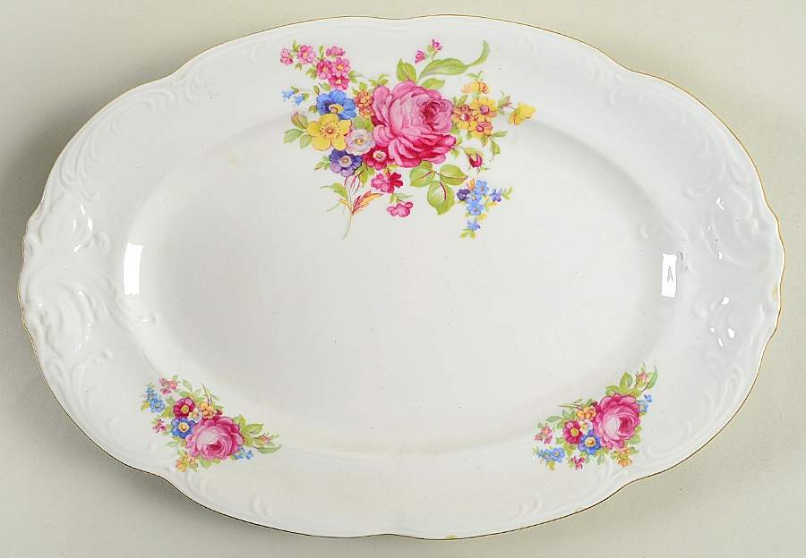 WLB6 13" Oval Serving Platter by Walbrzych-1