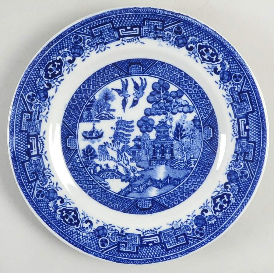 Blue Willow Bread & Butter Plate by Walker-1