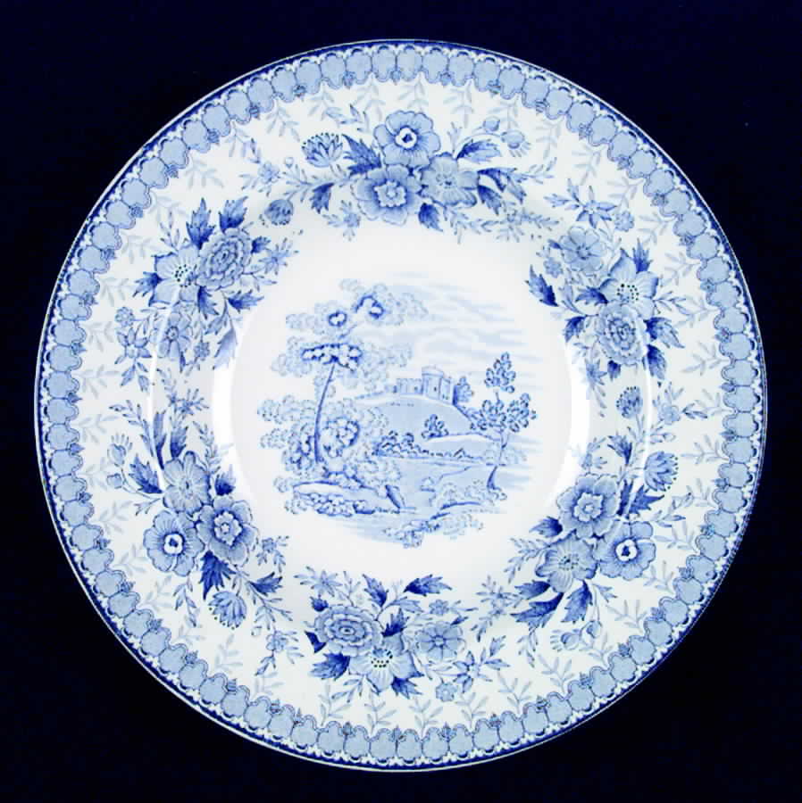 Woodland Blue Dinner Plate by Aimcee-1