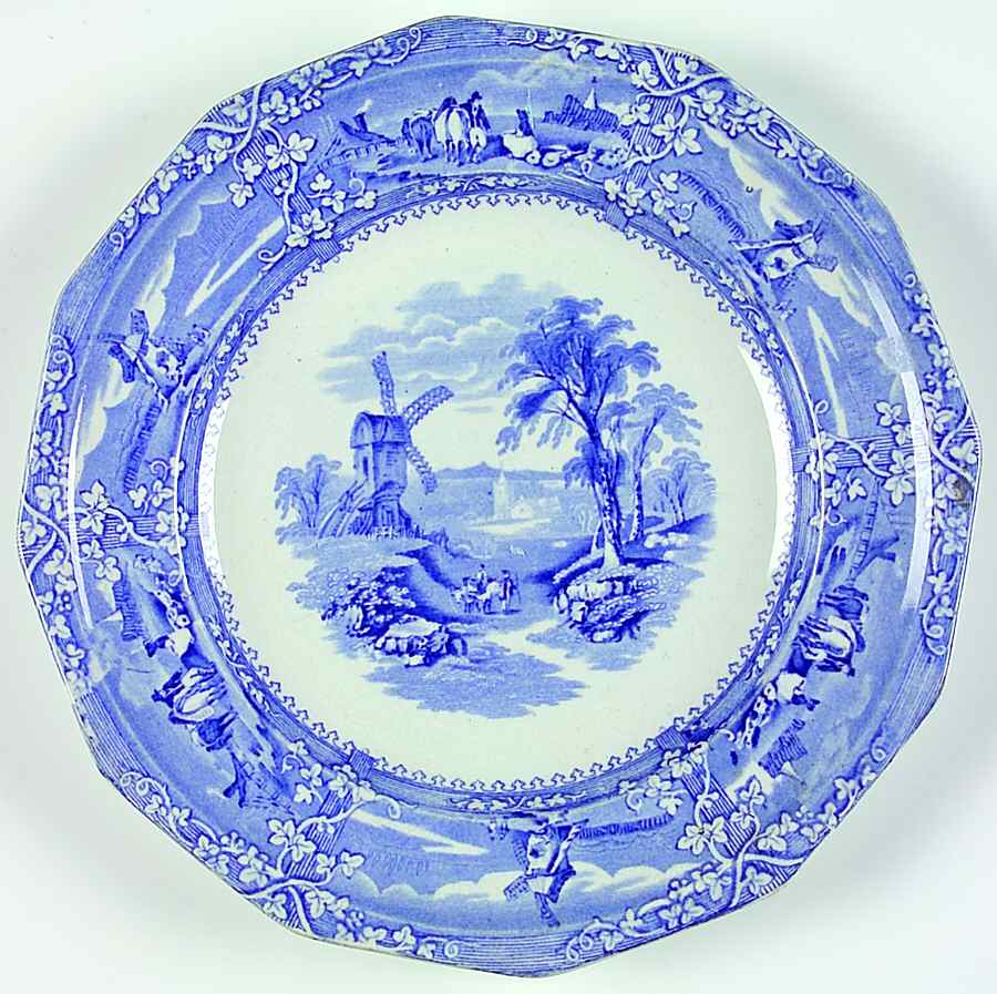 Eon (Blue) Dinner Plate by George Wooliscroft-1