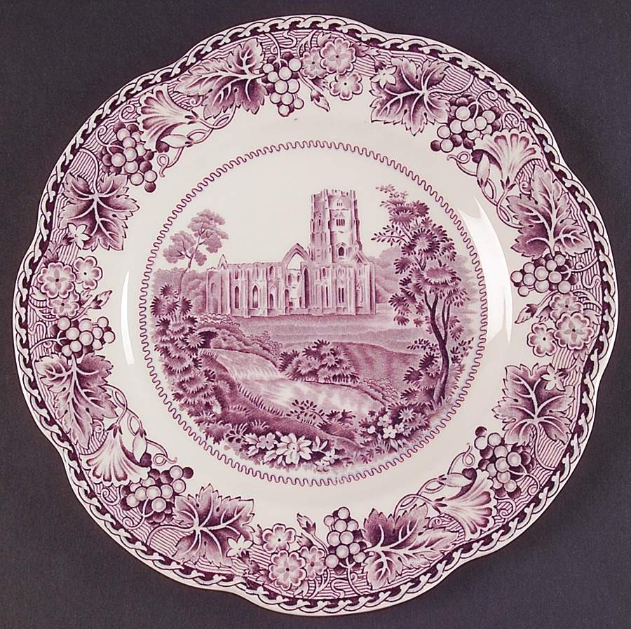 Abbeys Lavender Luncheon Plate by Wood & Sons-1