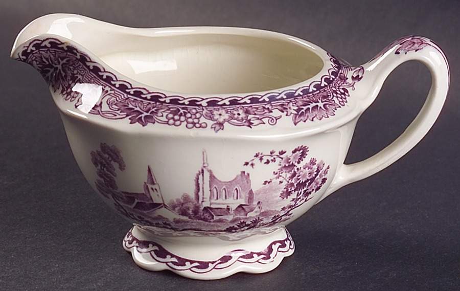 Abbeys Lavender Creamer by Wood & Sons-1