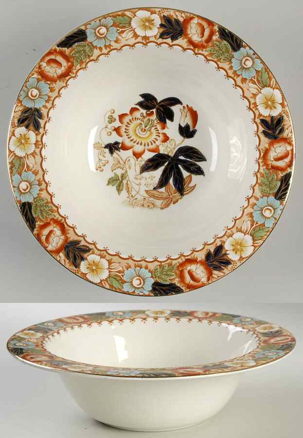 The Alhambra 9" Round Vegetable Bowl by Wood & Sons-1