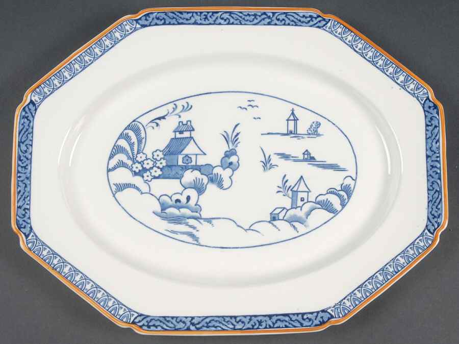 Alva 12" Oval Serving Platter by Wood & Sons-1