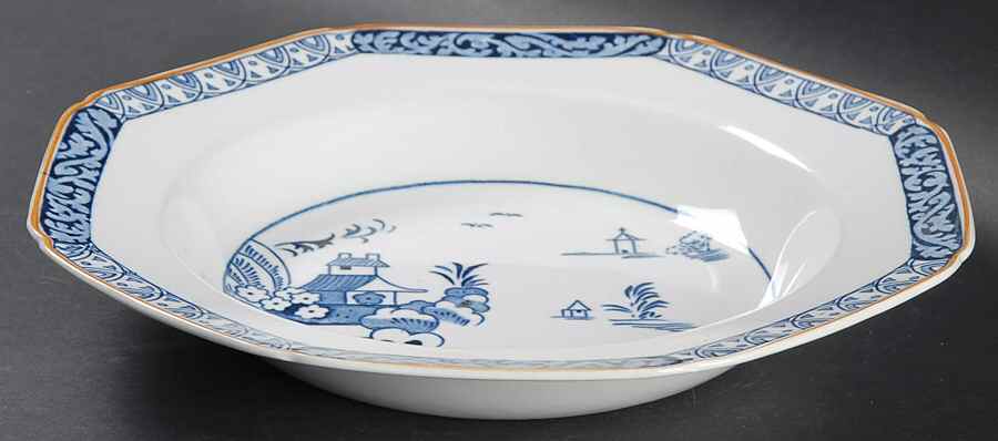 Alva Large Rim Soup Bowl by Wood & Sons-1