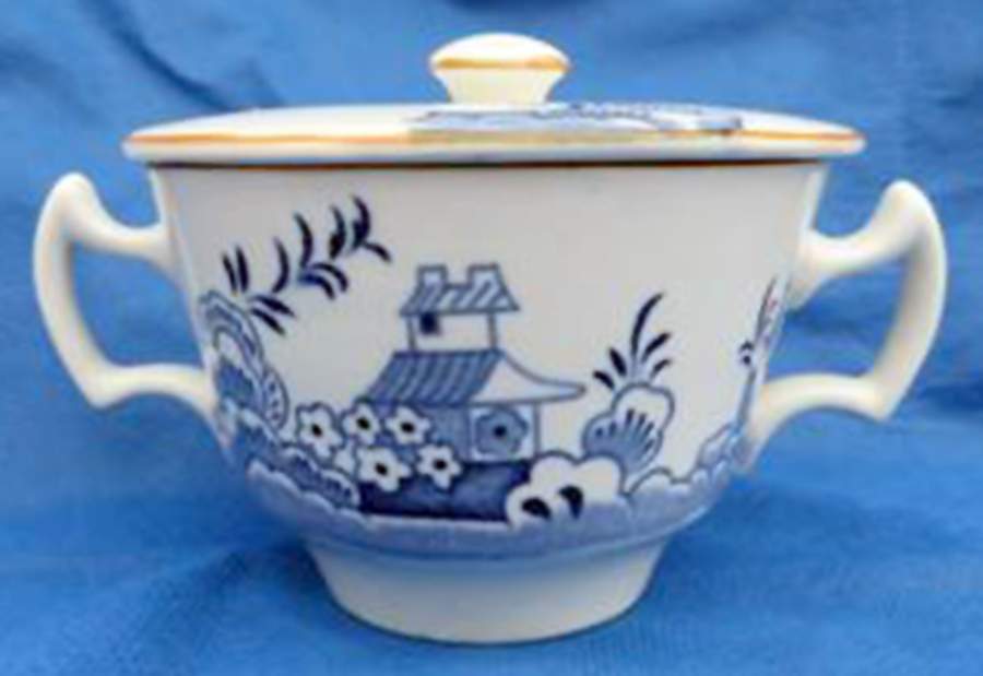 Alva Sugar Bowl & Lid by Wood & Sons-1