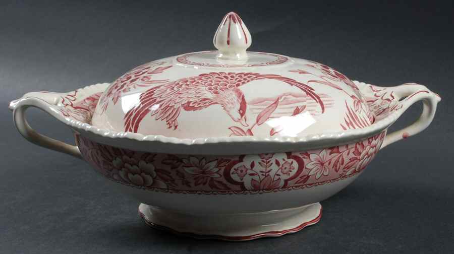 Aquila Pink Round Vegetable No Lid by Wood & Sons-1