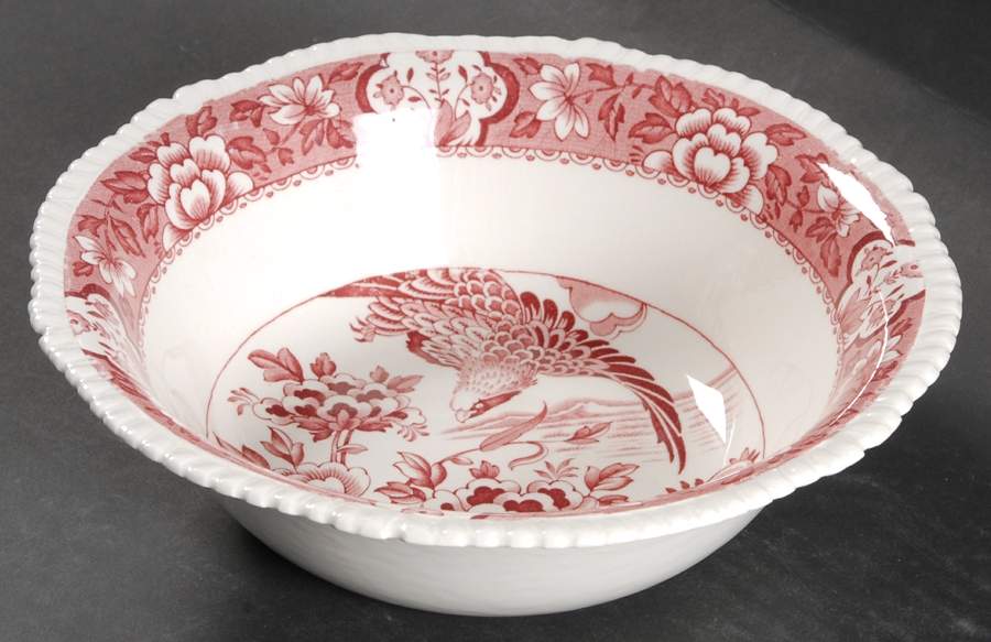 Aquila Pink 9" Round Vegetable Bowl by Wood & Sons-1
