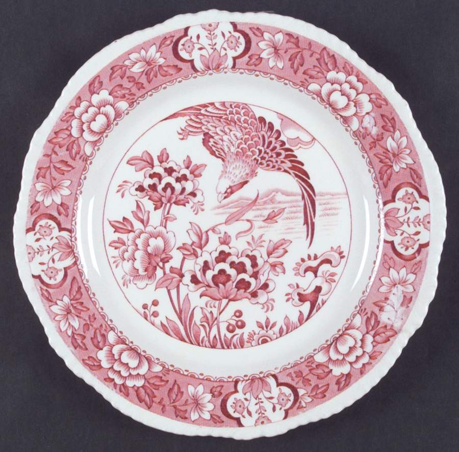 Aquila Pink Dinner Plate by Wood & Sons-1