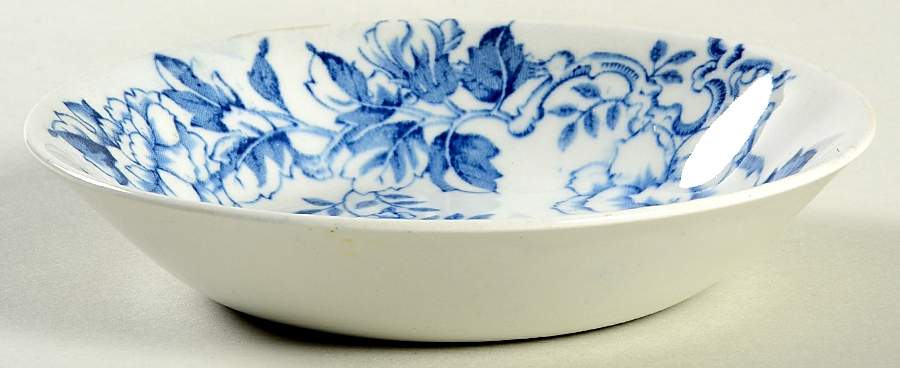 Ashbourne Blue (Smooth) Fruit/Dessert (Sauce) Bowl by Wood & Sons-1