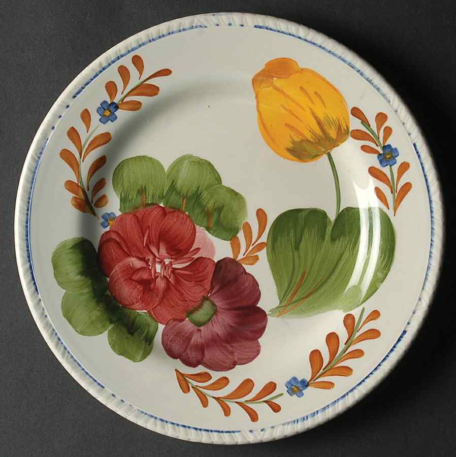 Bel Fiore Salad Plate by Wood & Sons-1