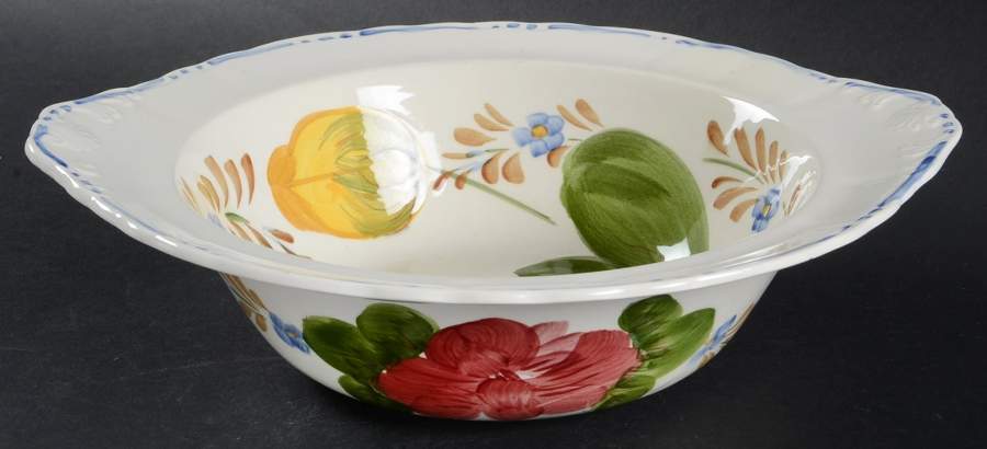 Belle Fiori (Scalloped) Round Vegetable No Lid by Wood & Sons-1
