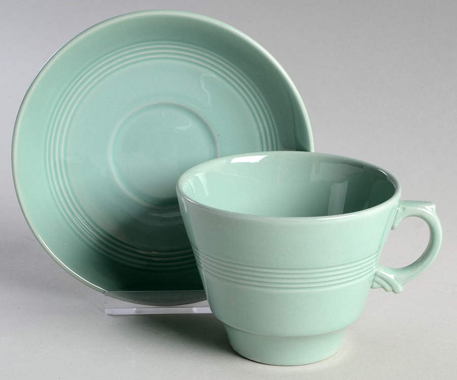 Beryl Flat Cup & Saucer Set by Wood & Sons-1