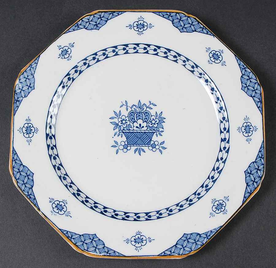 Blue Bombay Luncheon Plate by Wood & Sons-1