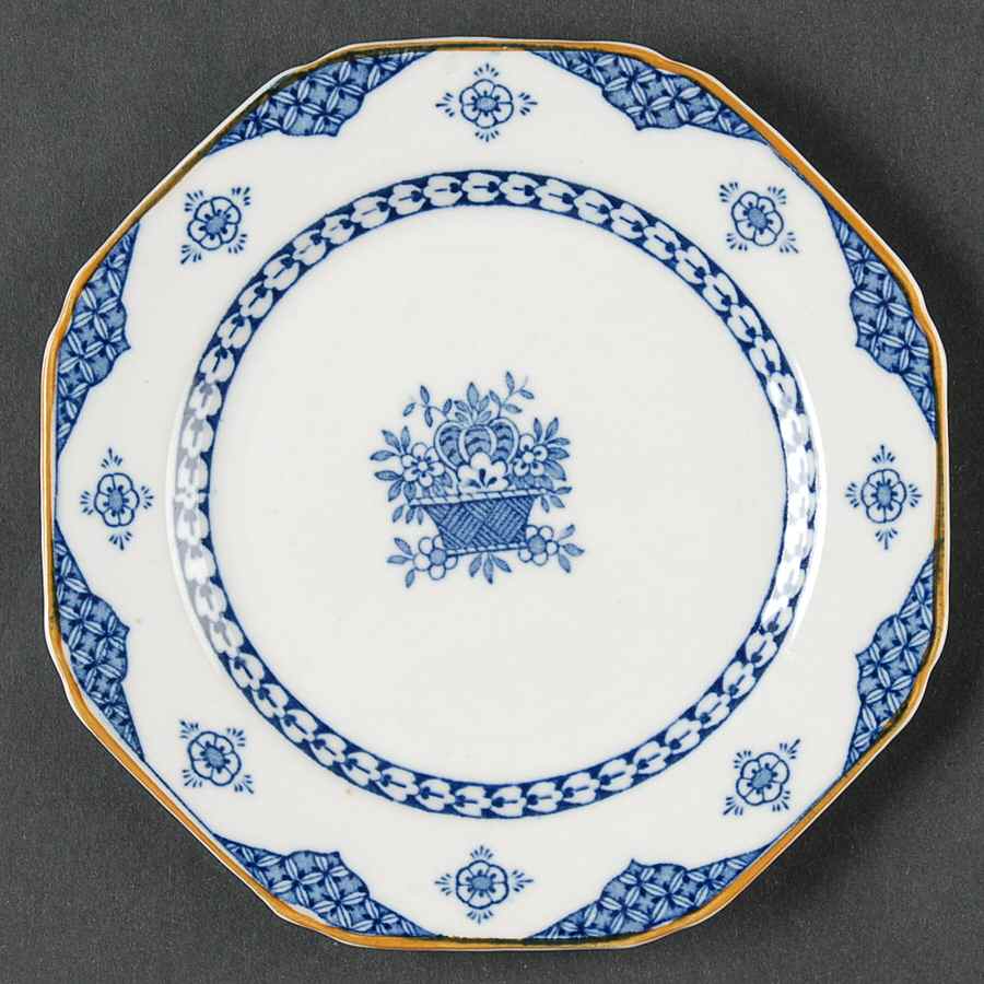 Blue Bombay Bread & Butter Plate by Wood & Sons-1