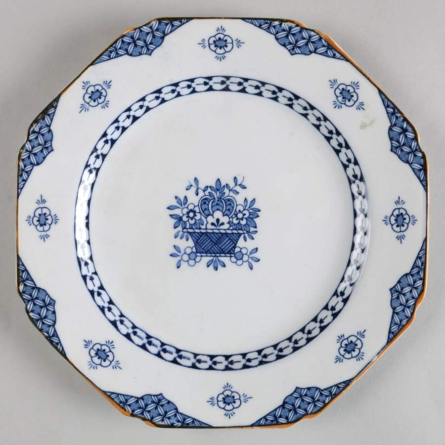 Blue Bombay Salad Plate by Wood & Sons-1