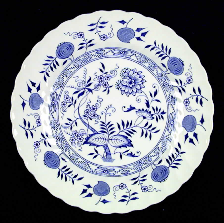 Blue Fjord Dinner Plate by Wood & Sons-1