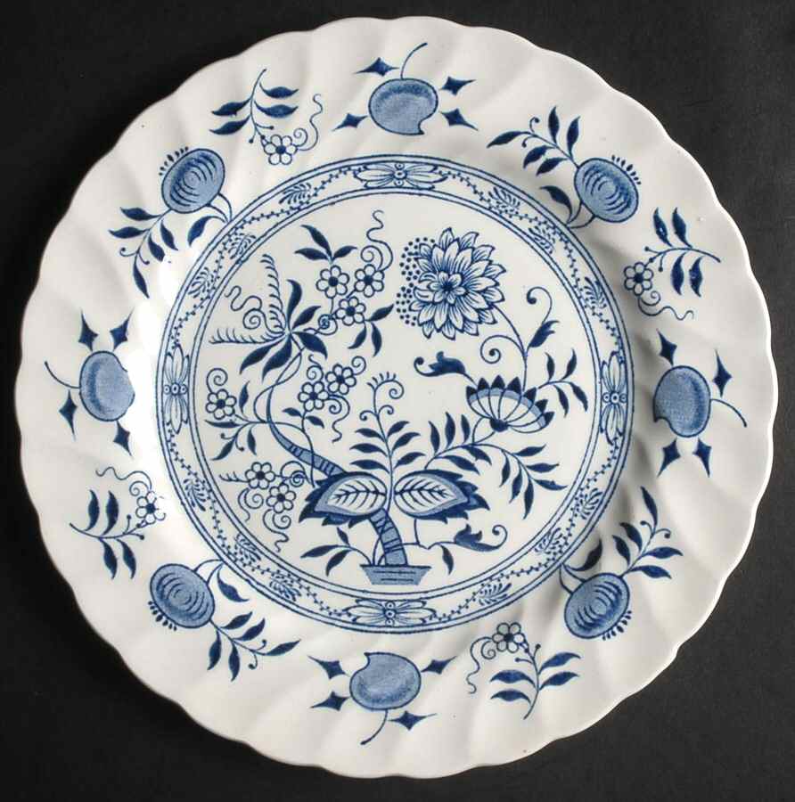 Blue Fjord Salad Plate by Wood & Sons-1