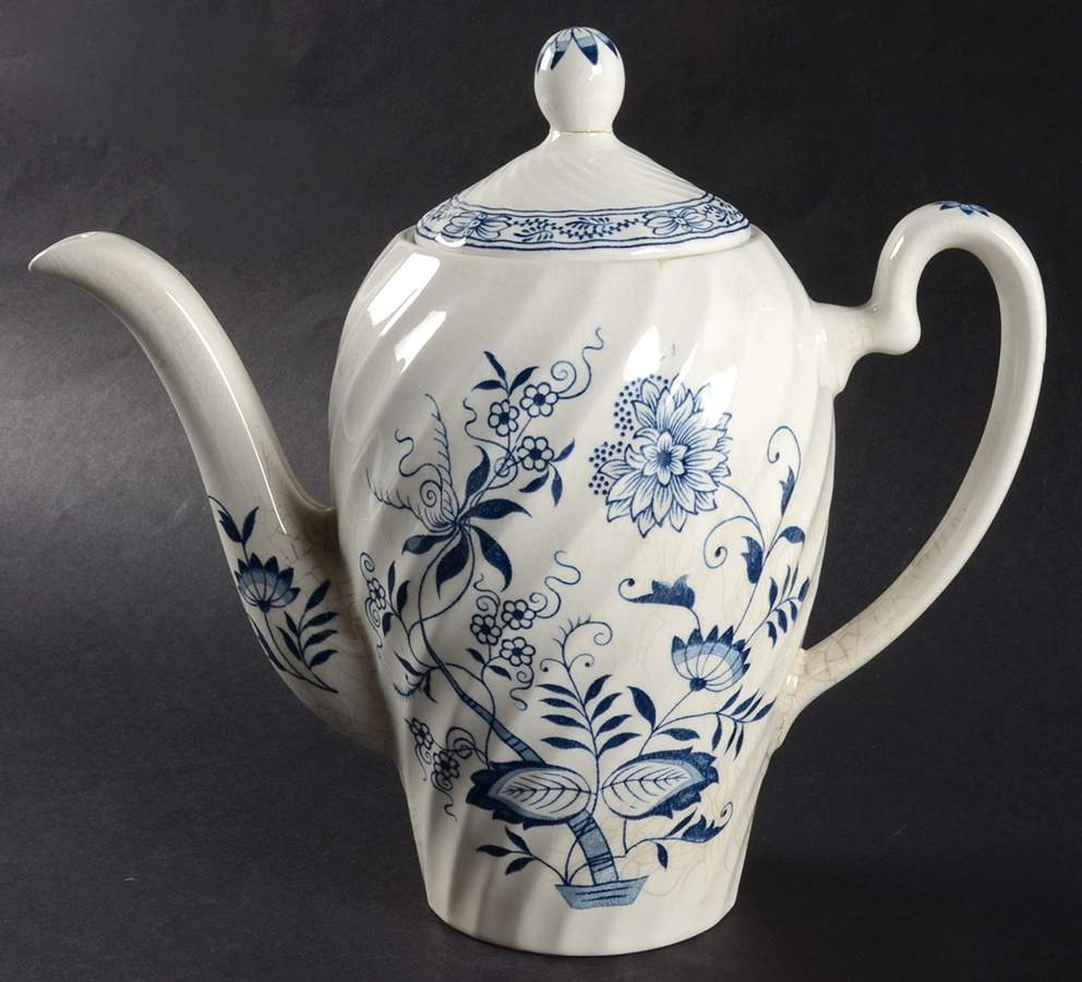 Blue Fjord Coffee Pot & Lid by Wood & Sons-1