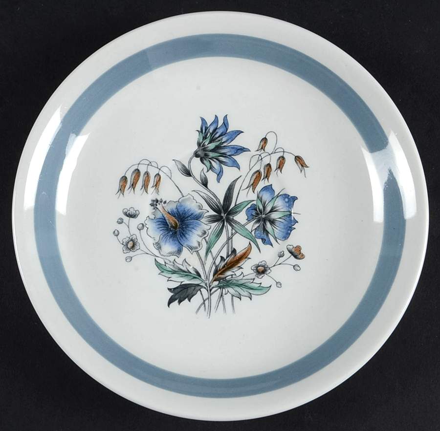 Blue Meadow Saucer by Wood & Sons-1