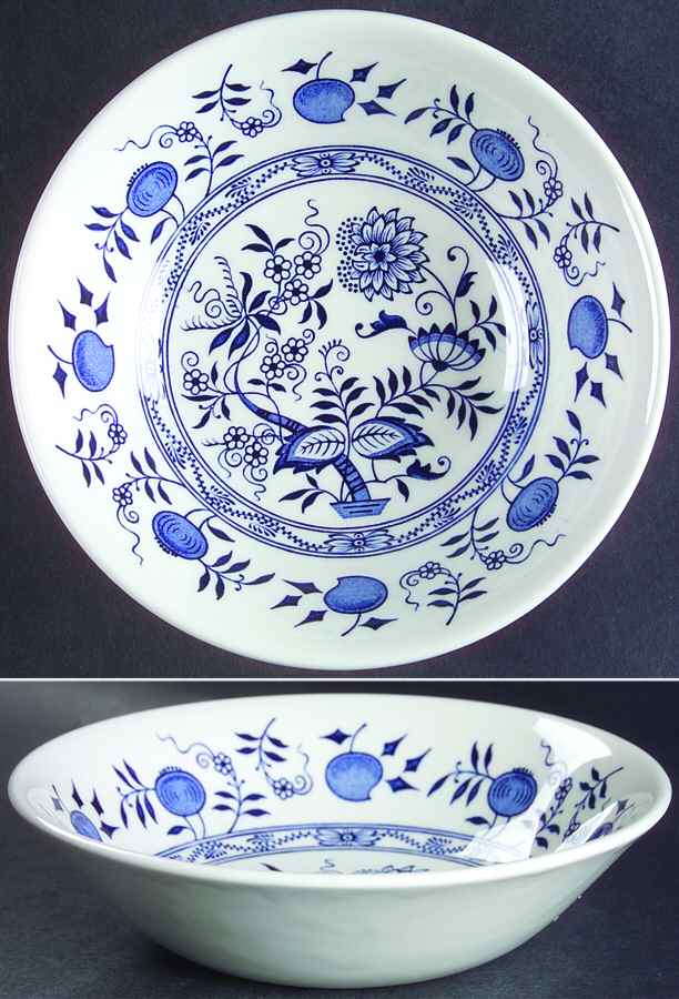 Blue Onion Coupe Cereal Bowl by Wood & Sons-1