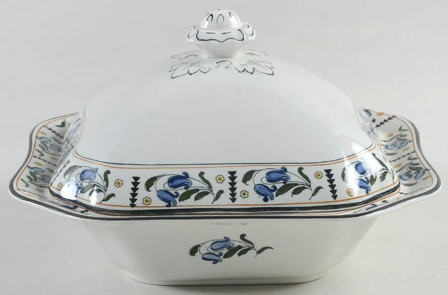 Bluebell Square Covered Vegetable by Wood & Sons-1