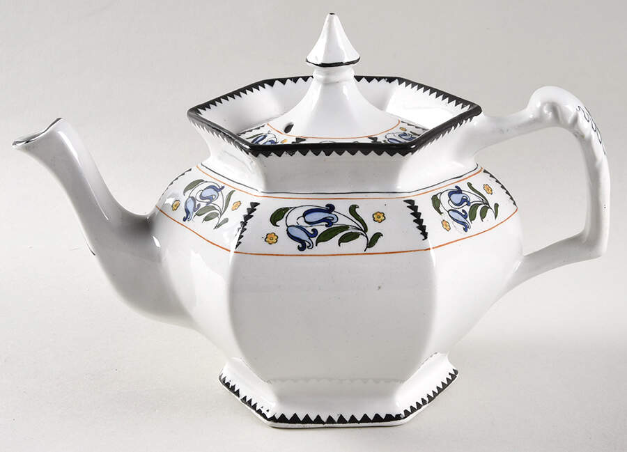 Bluebell Teapot & Lid by Wood & Sons-1