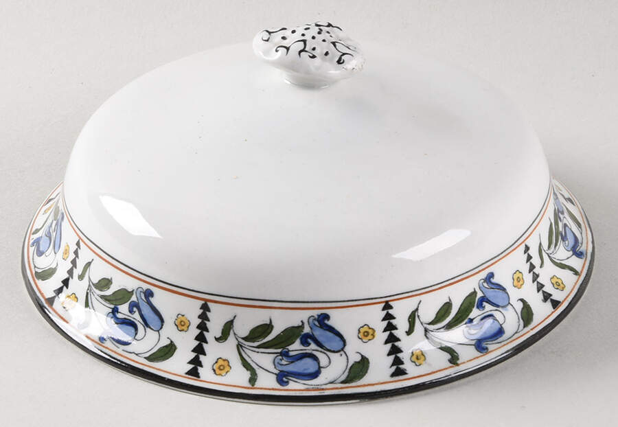 Bluebell Lid for Round Butter by Wood & Sons-1