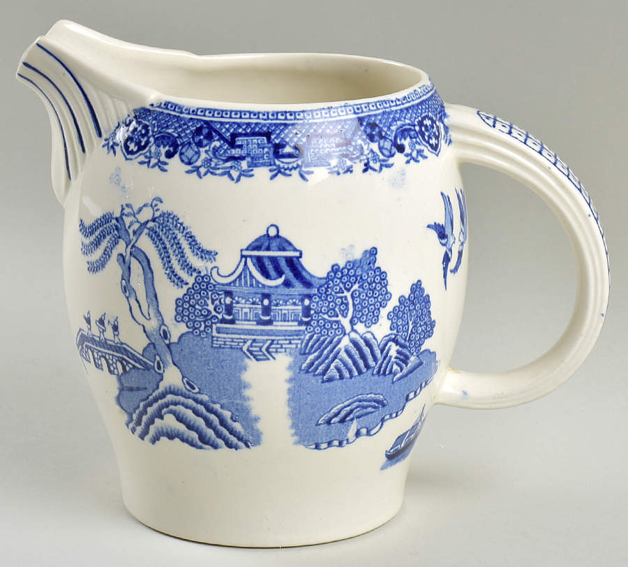 Blue Willow (Older) 32 Oz Pitcher by Wood & Sons-1