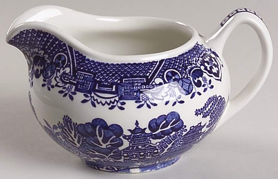 Blue Willow (Older) Mini Creamer by Wood & Sons-1