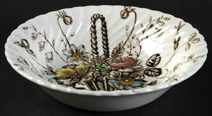 Bouquet Fruit/Dessert (Sauce) Bowl by Wood & Sons-1