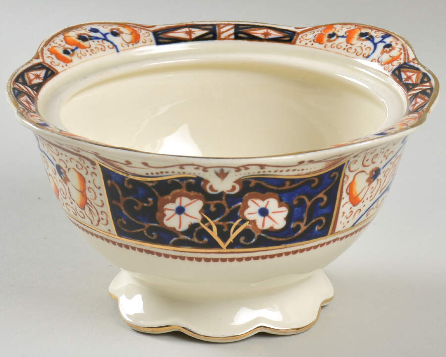 Braemar (Scalloped) Sugar Bowl No Lid by Wood & Sons-1