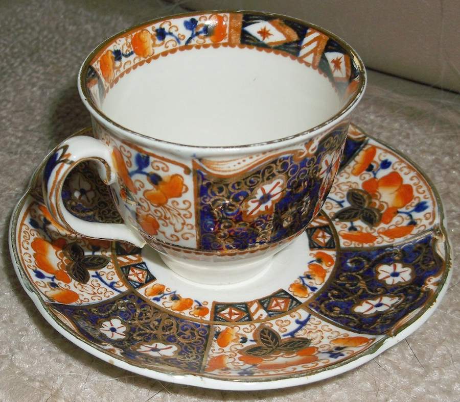 Braemar (Scalloped) Flat Cup & Saucer Set by Wood & Sons-1