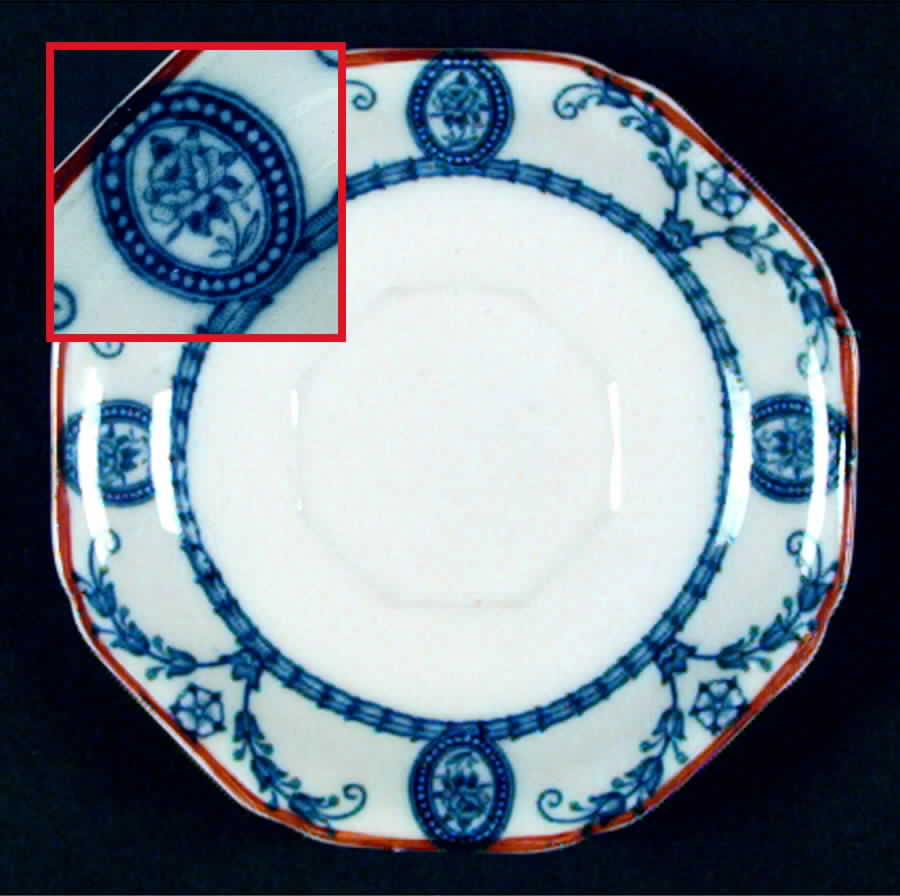 Broadmoor Blue Saucer for Demitasse Cup by Wood & Sons-1