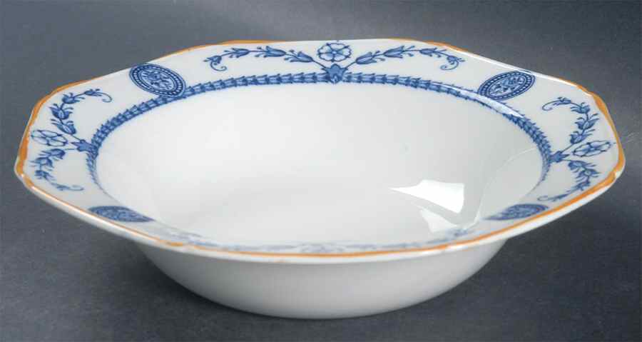 Broadmoor Blue Rim Cereal Bowl by Wood & Sons-1