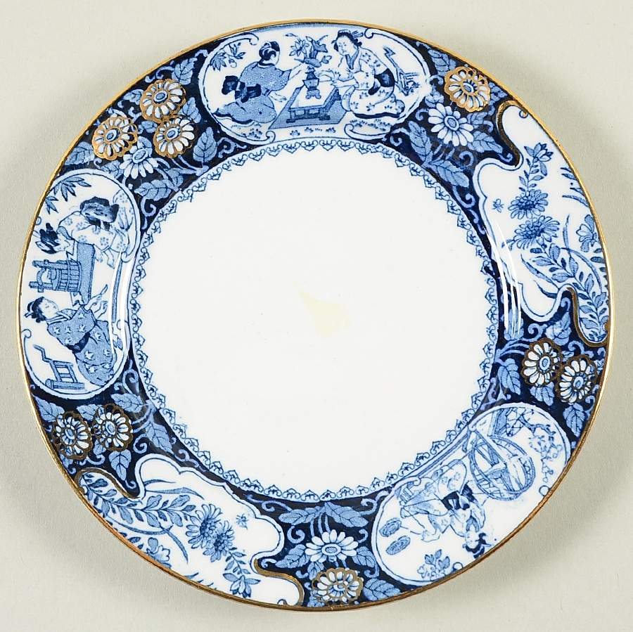 Buddha Gold Bread & Butter Plate by Wood & Sons-1